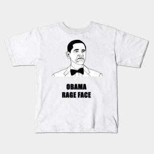 Obama Rage Face Kids T-Shirt